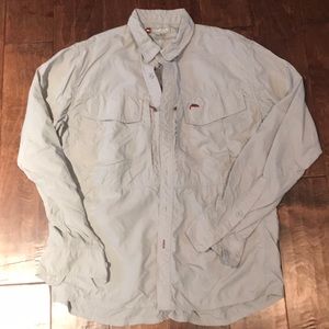 Simms Guide long sleeved shirt. Size M